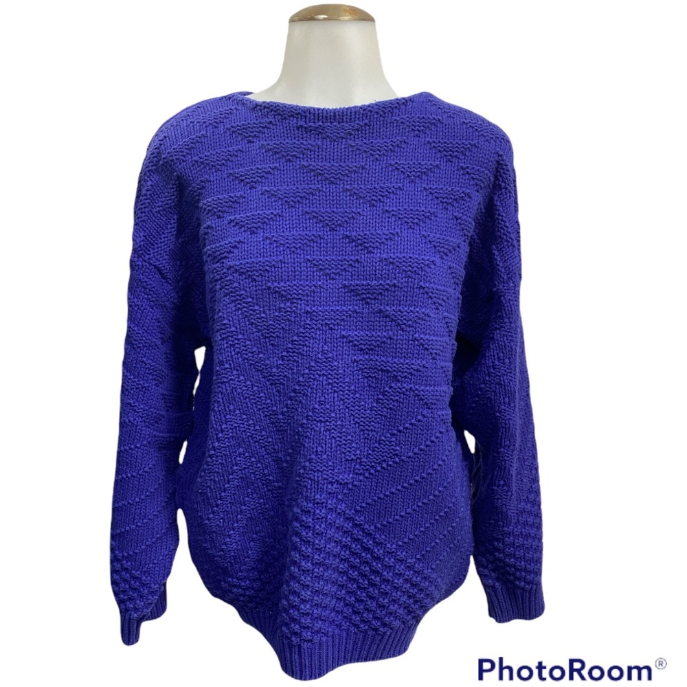 Vintage Britches Georgetowne Cable Knit Chunky Cotton Sweater